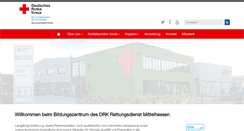 Desktop Screenshot of drk-bildungszentrum.de